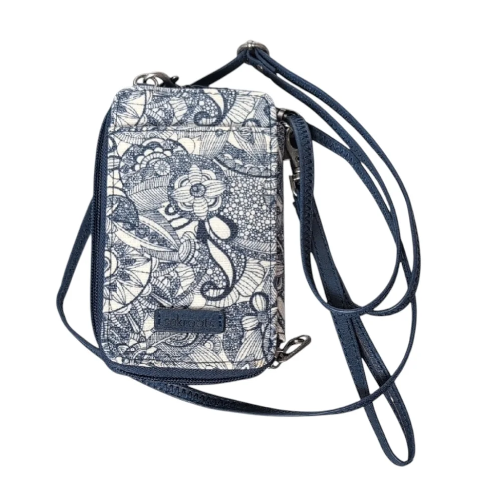 Sakroots Small Phone Crossbody Bag Cobalt Spirit Desert